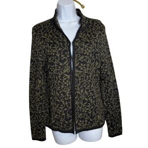 Peruvian Connection Baby Alpaca Wool Silk Cardigan Women’s Size S